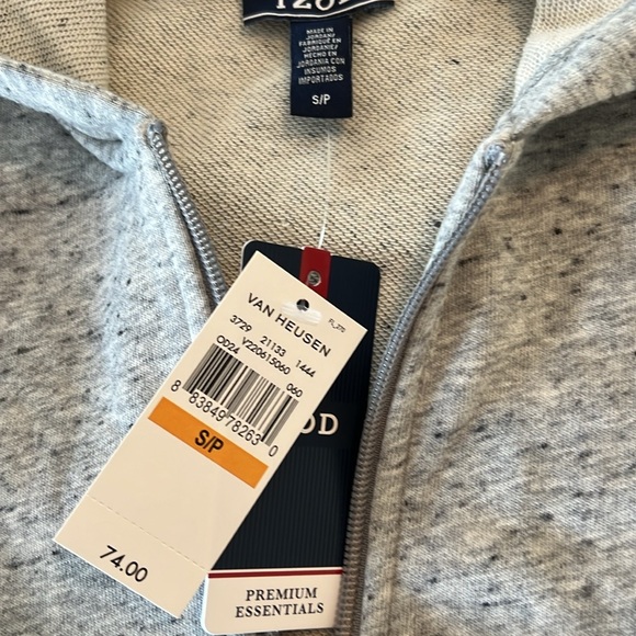 NWT IZOD grey sweat set, zip up hoodie and pants - Picture 3 of 8